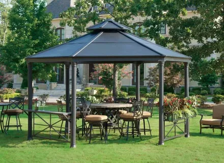 Metal gazebo builder