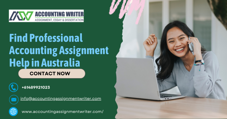 Find Expert Accounting Assignment Help in Australia
