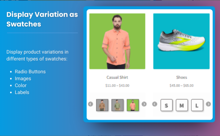 Using WooCommerce Variation Swatches to Boost Sales Using WooCommerce Variation Swatches to Boost Sales