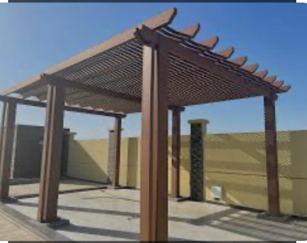 wooden pergola 