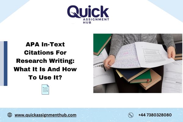 Role of APA In-Text Citations for Research Writing.