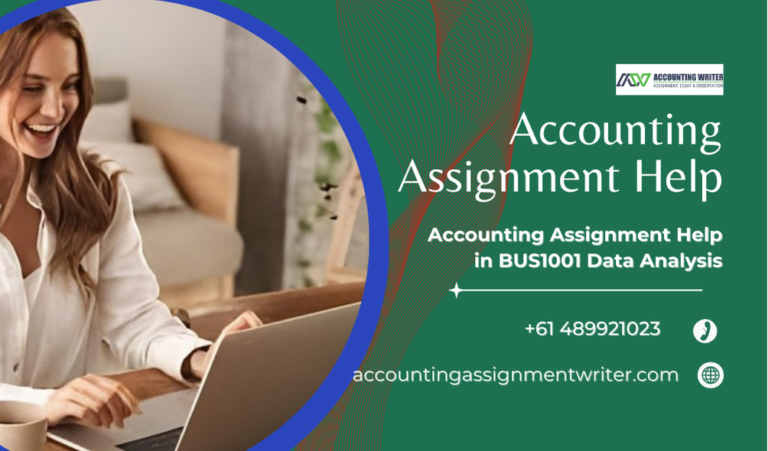Accounting Assignment Help in BUS1001 Data Analysis