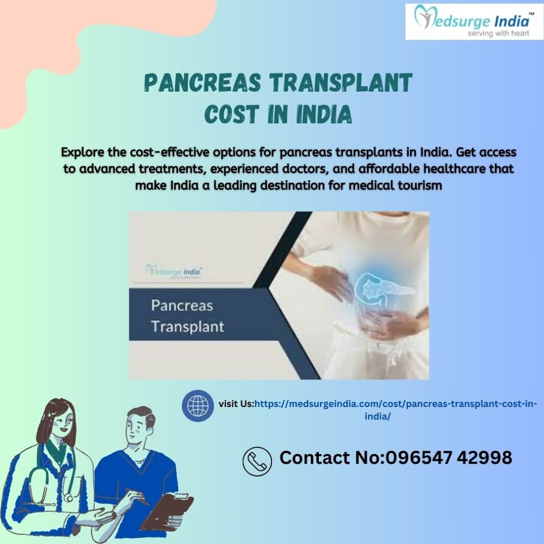 Pancreas Transplant Cost in India