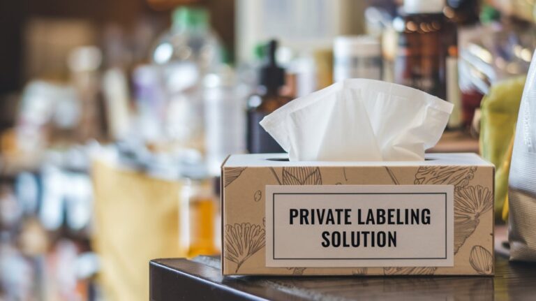 Unique Tissue Paper Packaging with Private Label Design