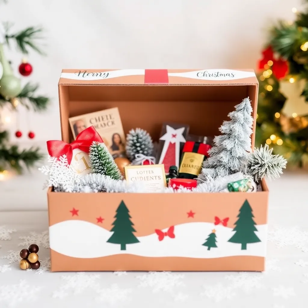 Christmas boxes with lids