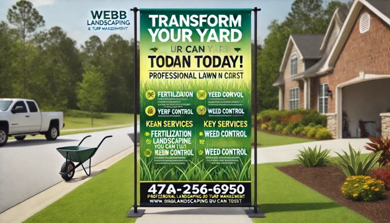 Beautiful Lawn with Weed Control & Fertilization