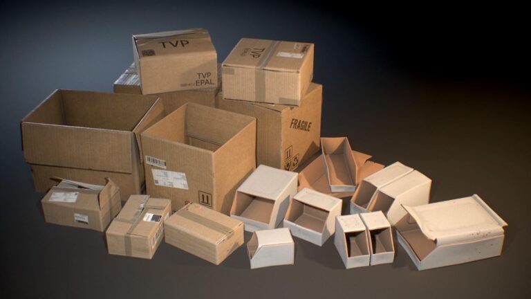 use of cardboard boxes