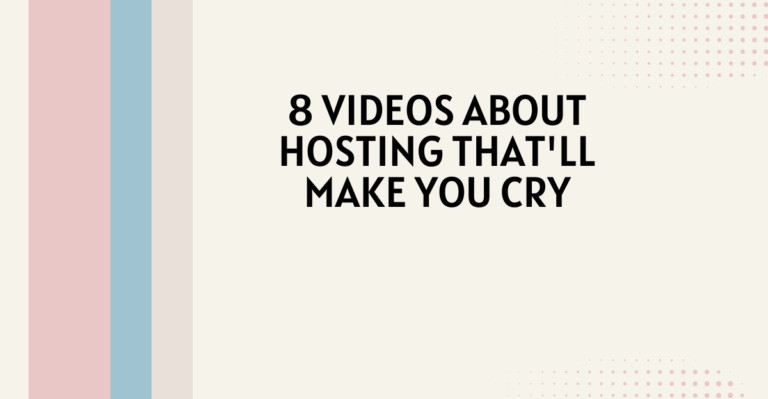8 Videos About hosting That Willl Make You Cry