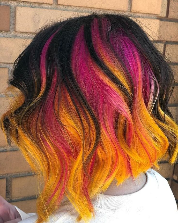 colorful wigs