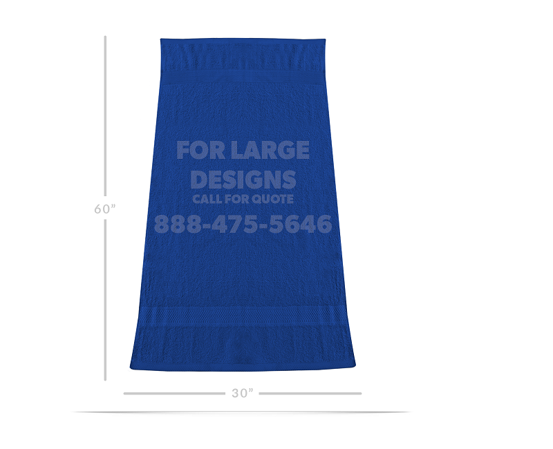 Custom beach towels with logos