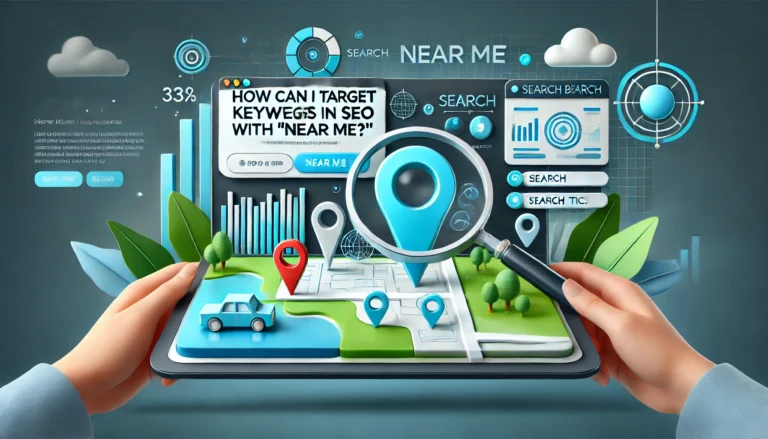 How can I target keywords in SEO with "near me"?