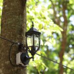 garden light installation